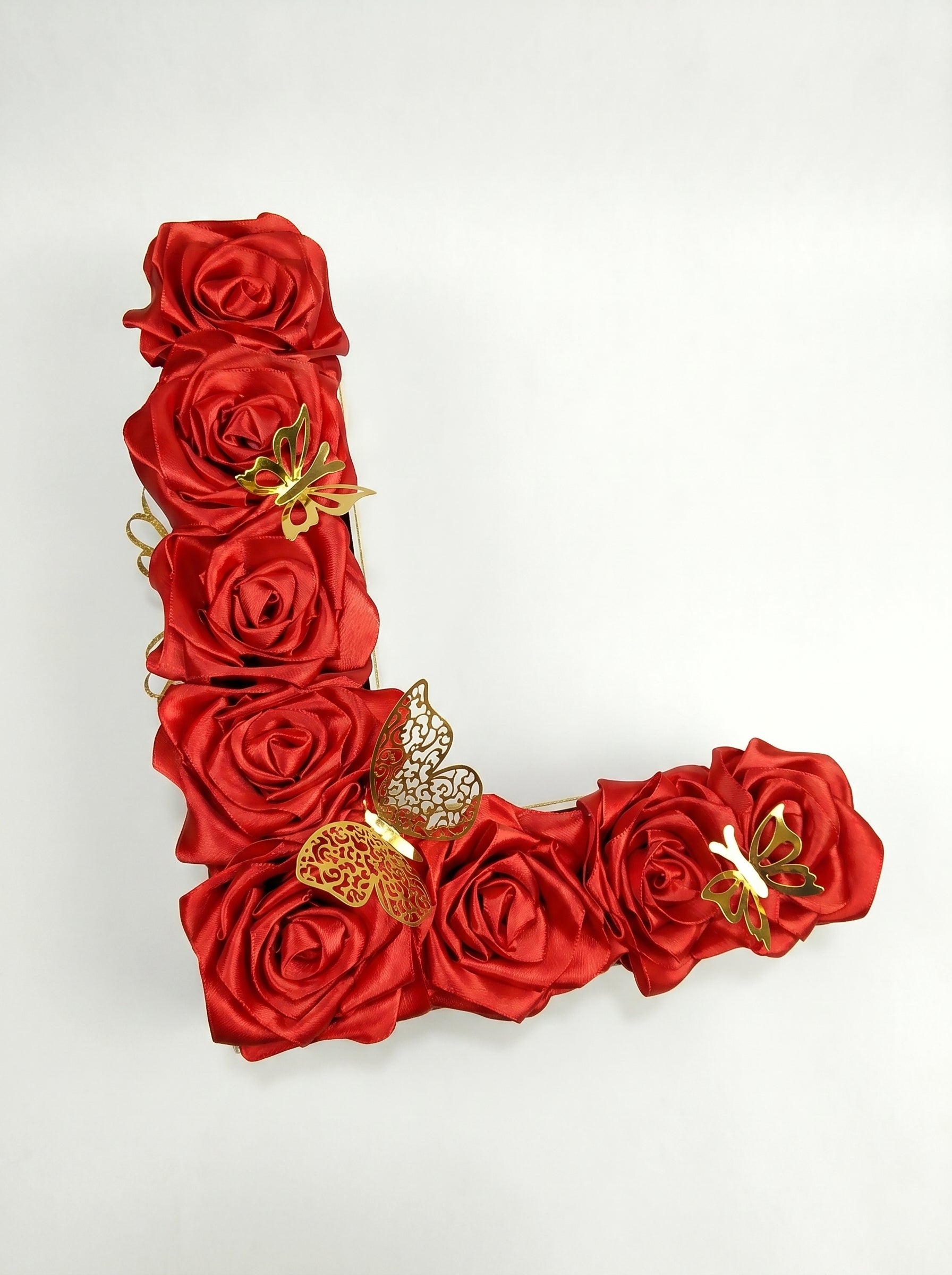Custom Letter Rose Arrangement