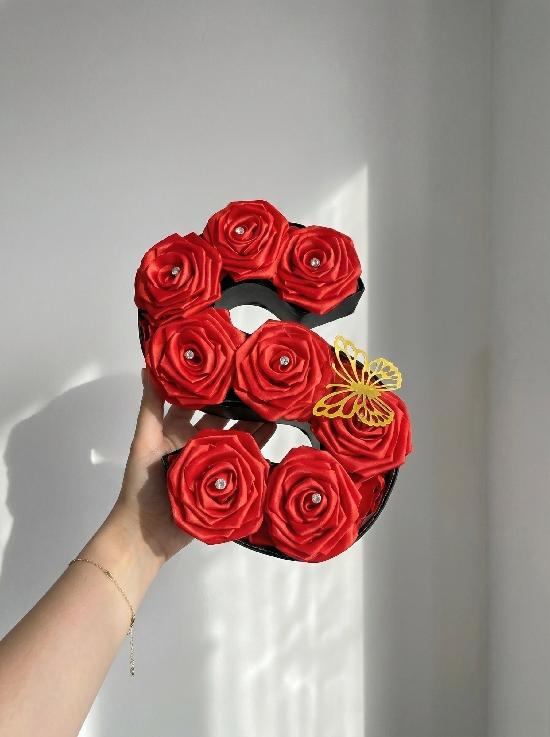 Custom Letter Rose Arrangement