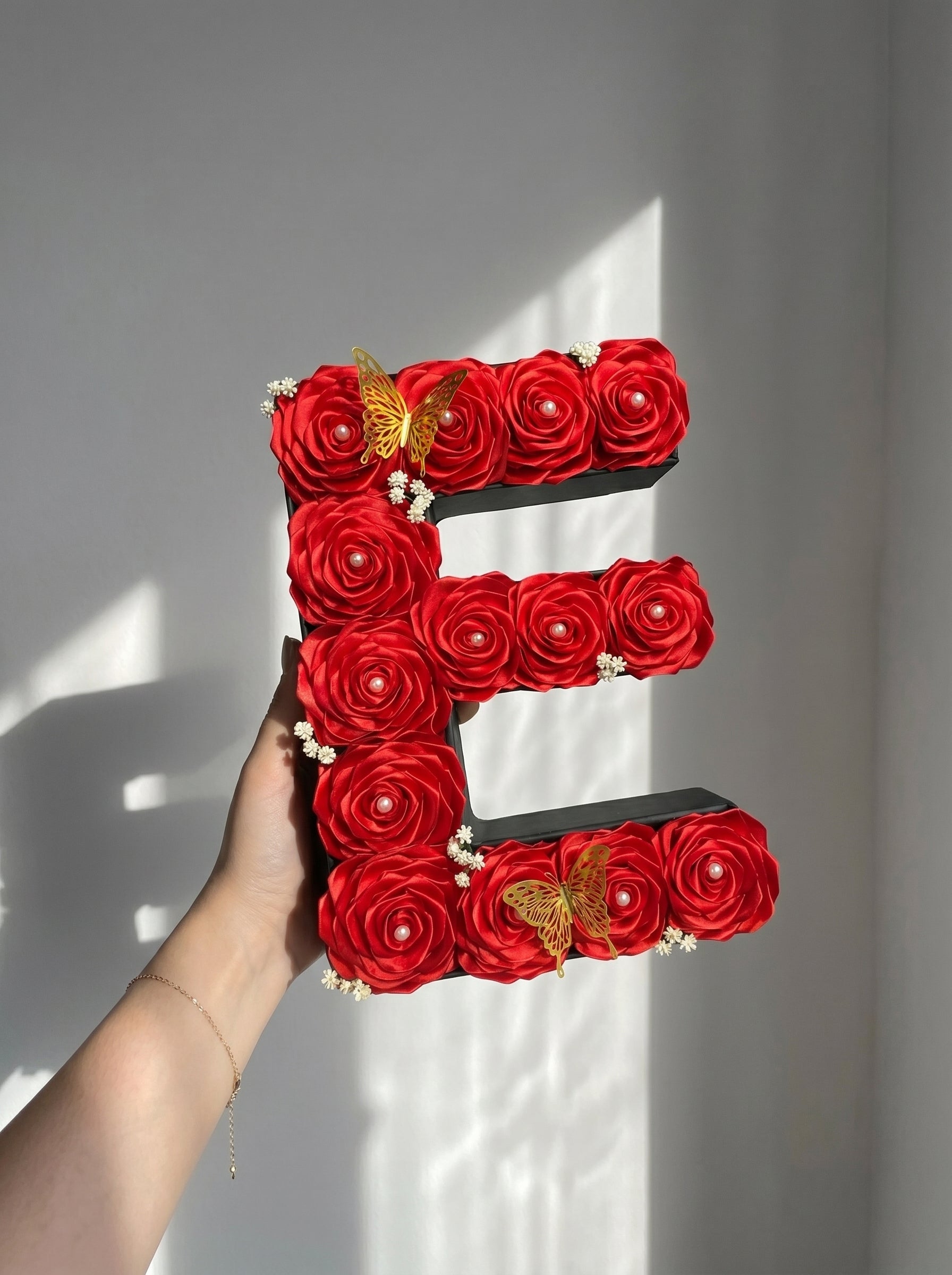 Custom Letter Rose Arrangement