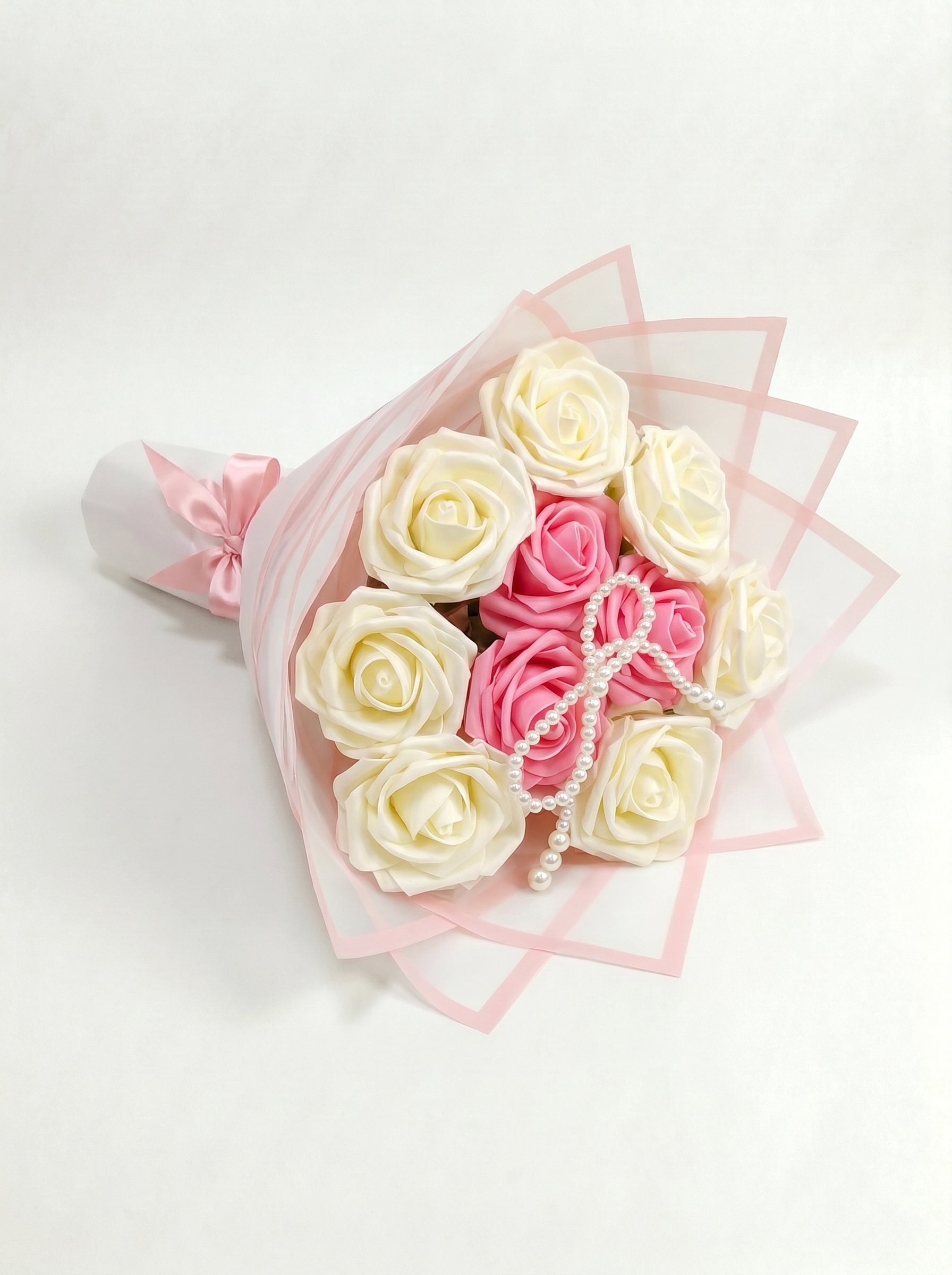 Rosy Cream and pink Bouquet