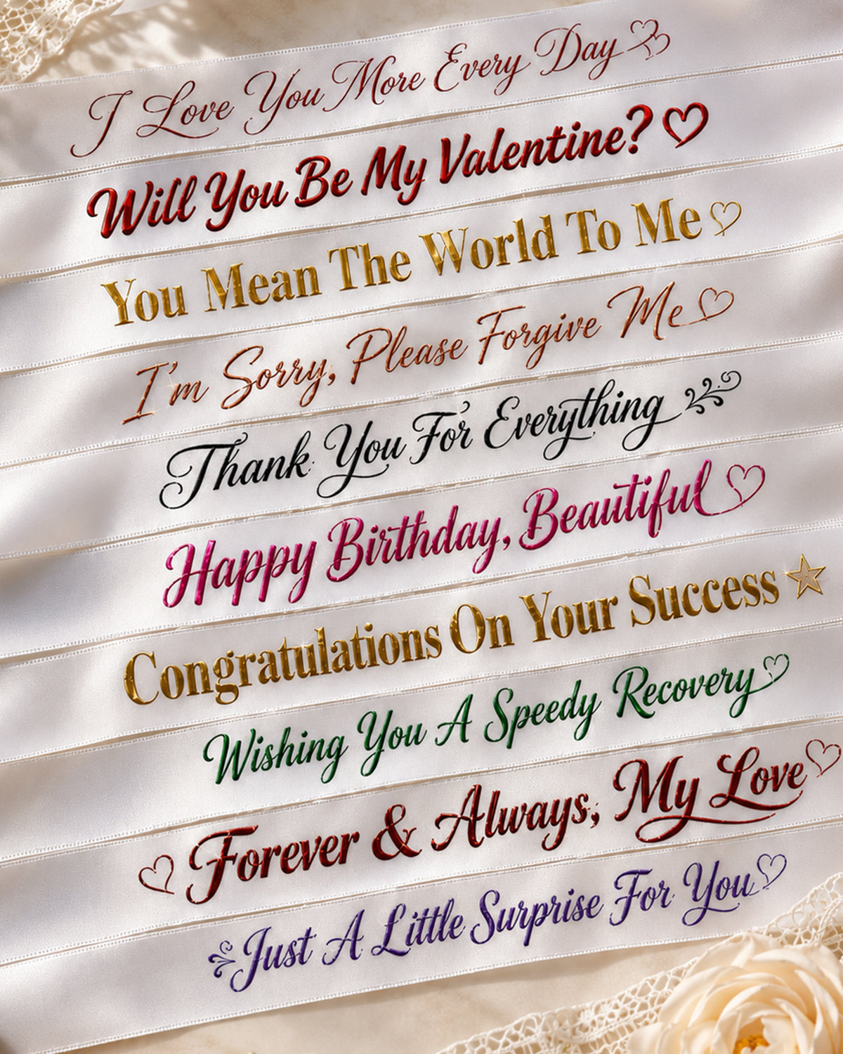 Custom Letter Rose Arrangement
